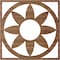 Ekena Millwork Blume Wood Fretwork Pierced Ceiling Medallion, Walnut, 40"OD x 13 7/8"ID x 1/4"T CMWP40X40X0250BLWA - alternate 3